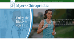 Desktop Screenshot of myerschiro.com